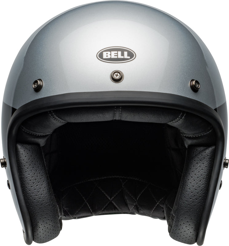 BELL Custom 500 Helmet - Chassis Gloss Silver Black - Extra