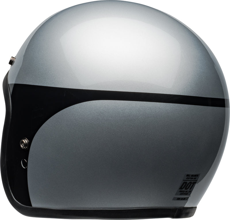BELL Custom 500 Helmet - Chassis Gloss Silver Black - Extra