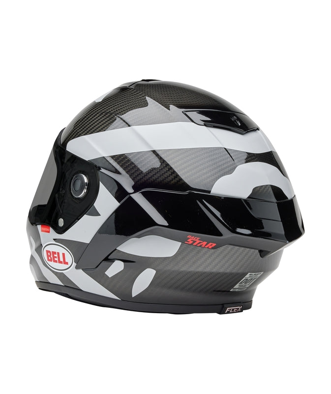 BELL Race Star DLX Helmet - Hello Cousteau Equidae Matte Gloss Black/Gray - Extra