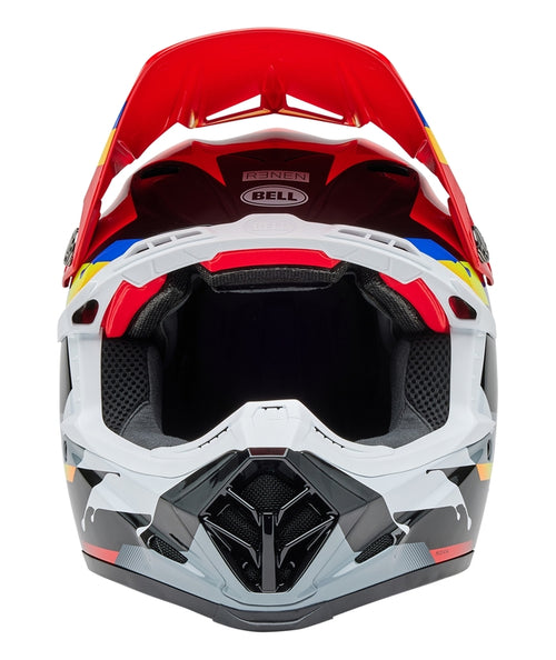 BELL Moto-9S Flex Helmet - Renen Nova Gloss Black/Red - Extra