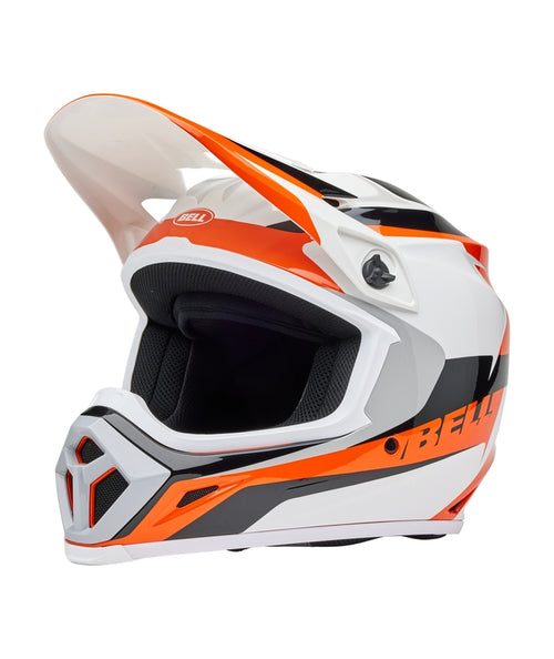 BELL MX-9 Mips Helmet - Rift Gloss Orange/White - Extra