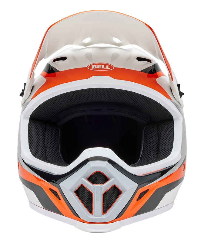 BELL MX-9 Mips Helmet - Rift Gloss Orange/White - Extra