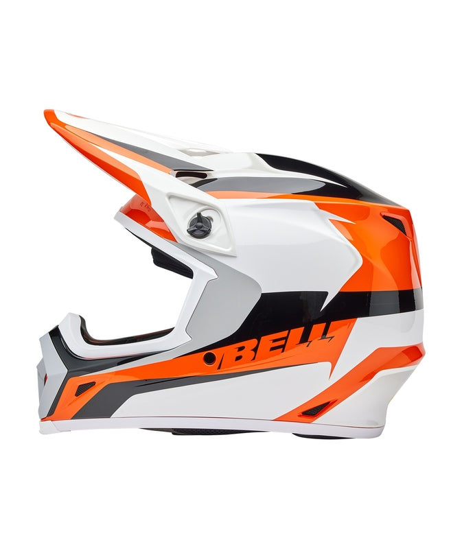 BELL MX-9 Mips Helmet - Rift Gloss Orange/White - Extra