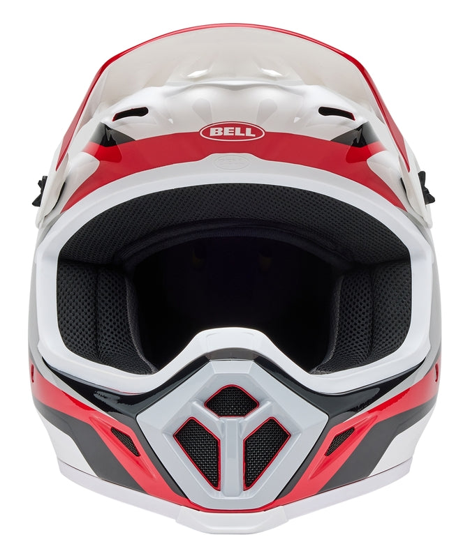 BELL MX-9 Mips Helmet - Rift Gloss Red/White - Extra