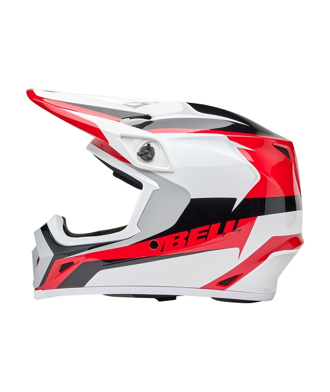 BELL MX-9 Mips Helmet - Rift Gloss Red/White - Extra