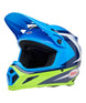 BELL MX-9 Mips Helmet - Jackal Gloss Blue/Hi-Viz Yellow - Main