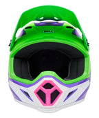 BELL MX-9 Mips Helmet - Jackal Gloss Hi-Viz Green Purple - Extra
