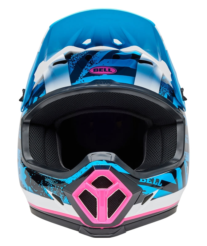 BELL MX-9 Mips Helmet - Breakdance Gloss Blue/Pink - Extra