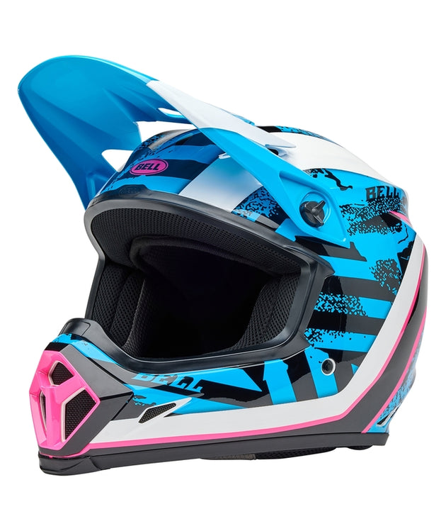 BELL MX-9 Mips Helmet - Breakdance Gloss Blue/Pink - Main