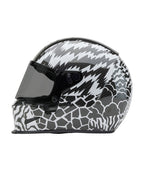 BELL Eliminator Carbon Helmet - Deathspray Gloss Black/White/Black - Extra