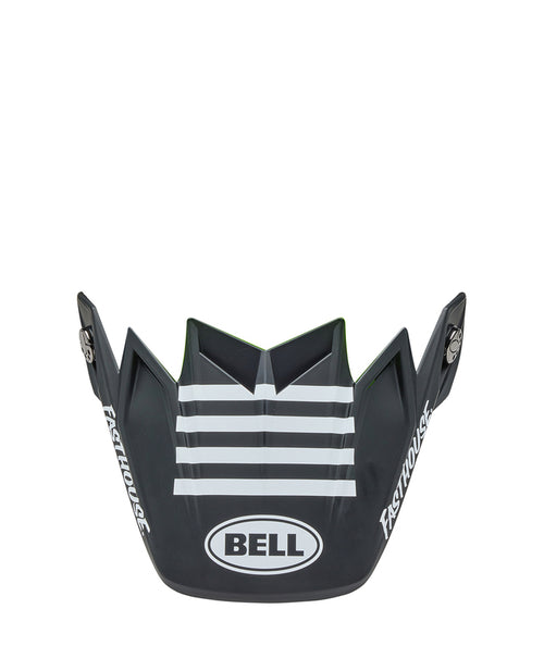 BELL Moto-9S Flex Peak -  Fasthouse Smoke Bomb Matte Gloss Black/HiViz Yellow - Main