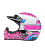BELL Moto-3 Helmet - Deathspray Gloss Pink Purple - Extra
