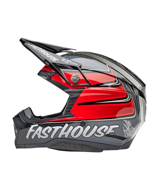 BELL Moto-10 Spherical Mips Helmet - Fasthouse DITD 25 Gloss Gray/Red - Extra