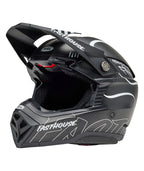BELL Moto-10 Spherical Mips Helmet - Fasthouse Raven Matte Black/White - Extra