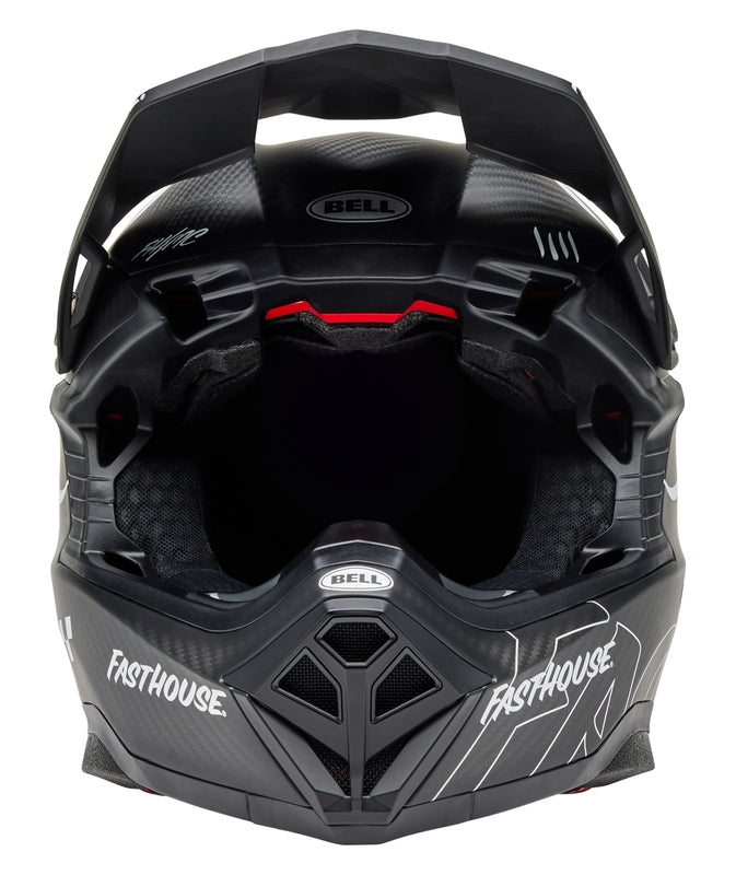 BELL Moto-10 Spherical Mips Helmet - Fasthouse Raven Matte Black/White - Extra