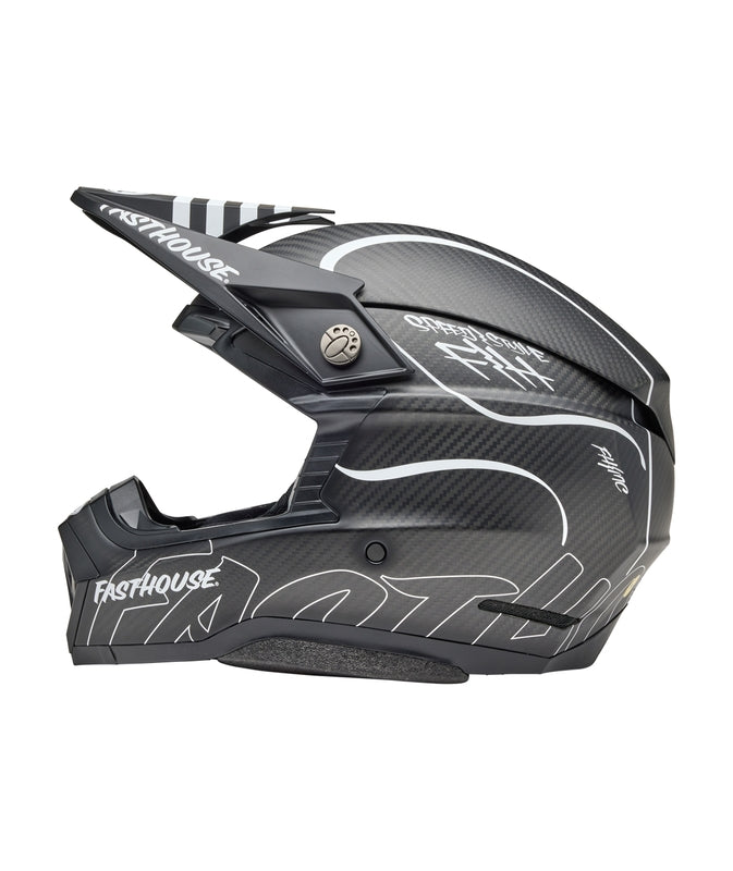 BELL Moto-10 Spherical Mips Helmet - Fasthouse Raven Matte Black/White - Extra