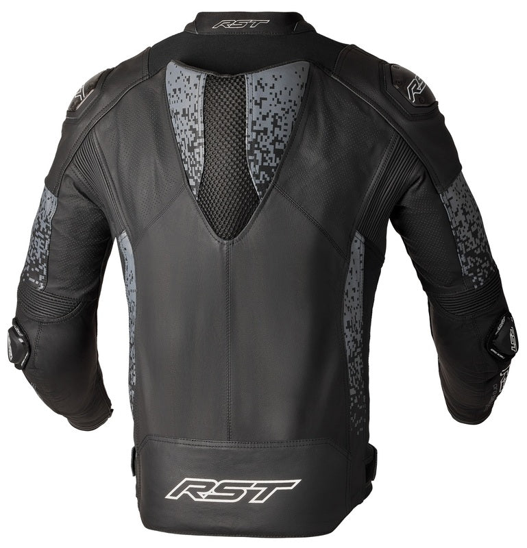 RST Pro Series Supersport-K CE Leather Jacket - Black/Grey - Extra