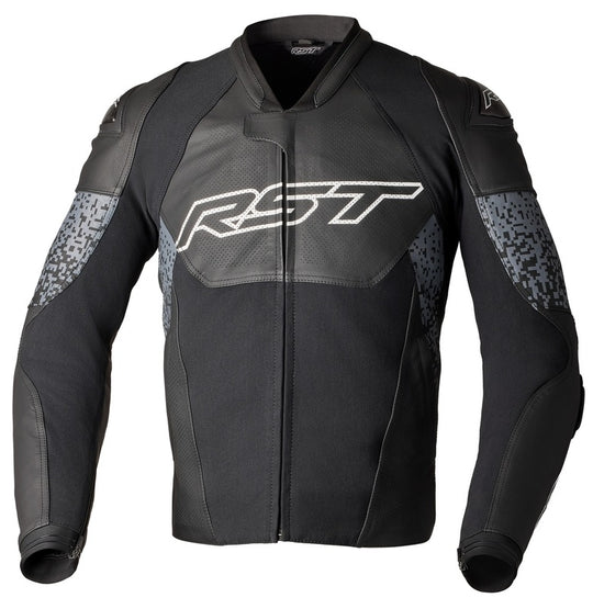 RST Pro Series Supersport-K CE Leather Jacket - Black/Grey - Main