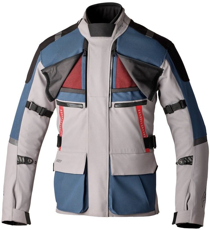 RST Pro Series Vulcan CE Textile Jacket - Silver/Blue - Extra