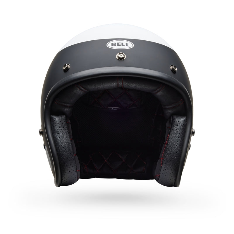 BELL Custom 500 Helmet - Parlor Matte Black/White - Extra