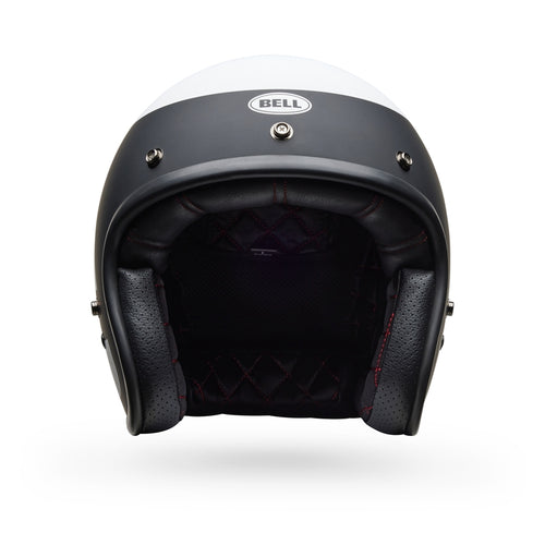 BELL Custom 500 Helmet - Parlor Matte Black/White - Extra