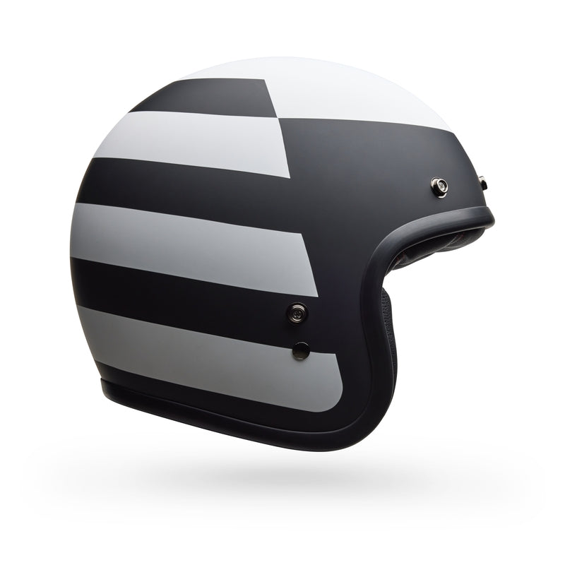 BELL Custom 500 Helmet - Parlor Matte Black/White - Extra