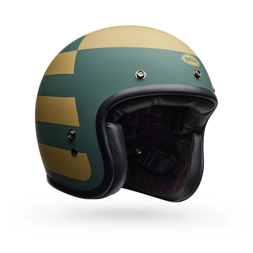 BELL Custom 500 Helmet - Parlor Matte Emerald/Gold - Extra