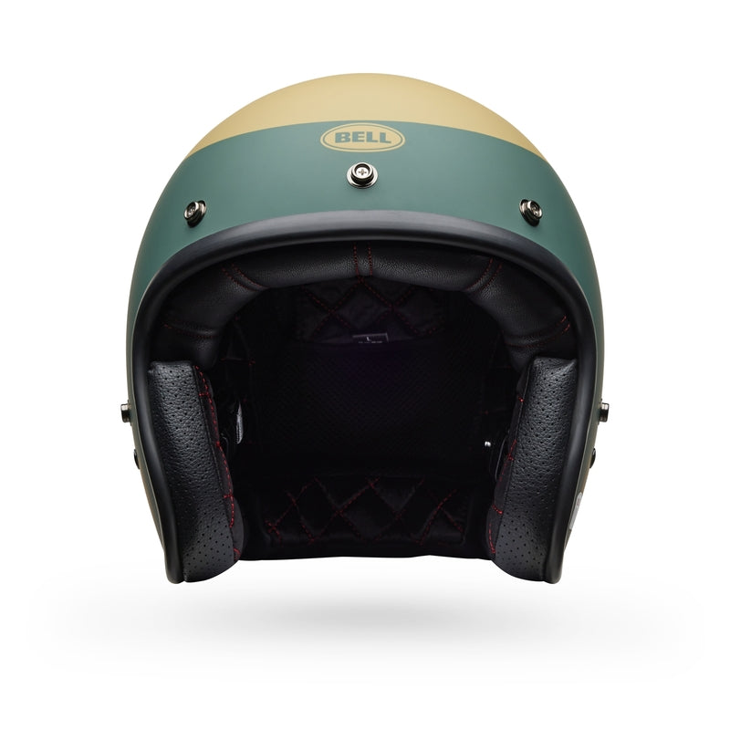BELL Custom 500 Helmet - Parlor Matte Emerald/Gold - Extra