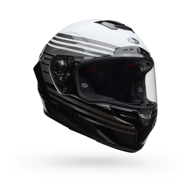 BELL Race Star DLX Flex Helmet - Dash Gloss White/Black - Main
