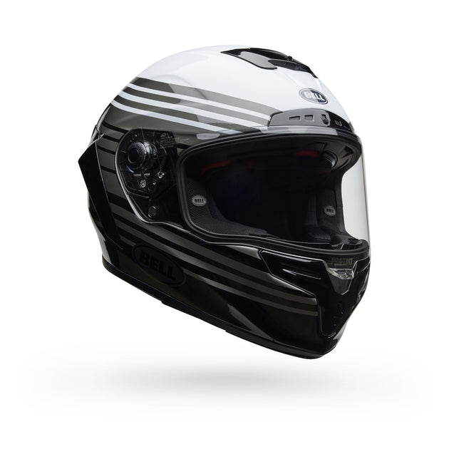 BELL Race Star DLX Flex Helmet - Dash Gloss White/Black - Main