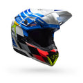 BELL Moto-10 Spherical Helmet - Pro Circuit 25 Gloss Blue/White - Extra