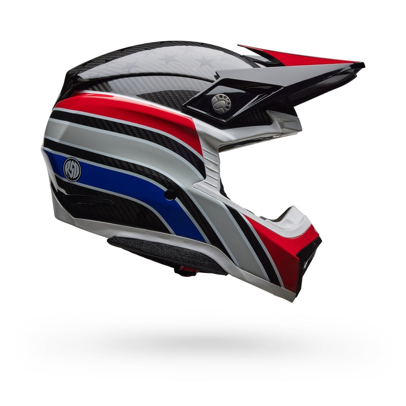 BELL Moto-10 Spherical Helmet - RSD Old Glory Gloss Red/Blue - Extra
