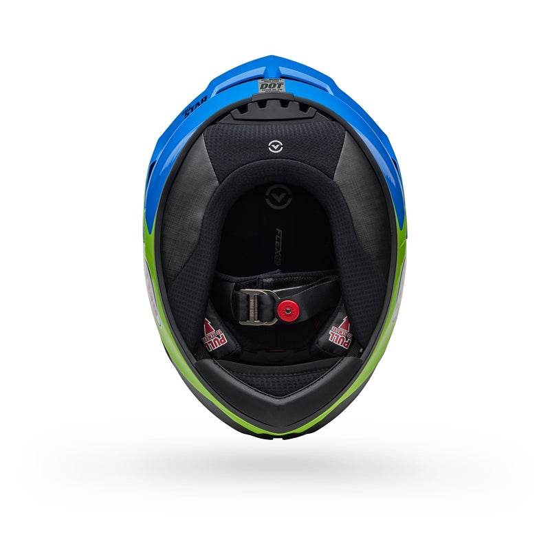 BELL Race Star DLX Flex Helmet - Corsa Blue/Flo - Extra