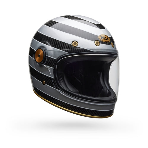 BELL Bullitt GT Carbon Helmet - RSD Temple Gloss Black/Silver - Extra