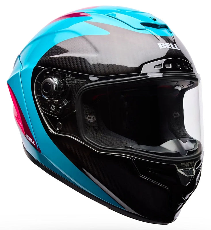 BELL Race Star DLX Flex Helmet - Fluid Green/Pink - Extra