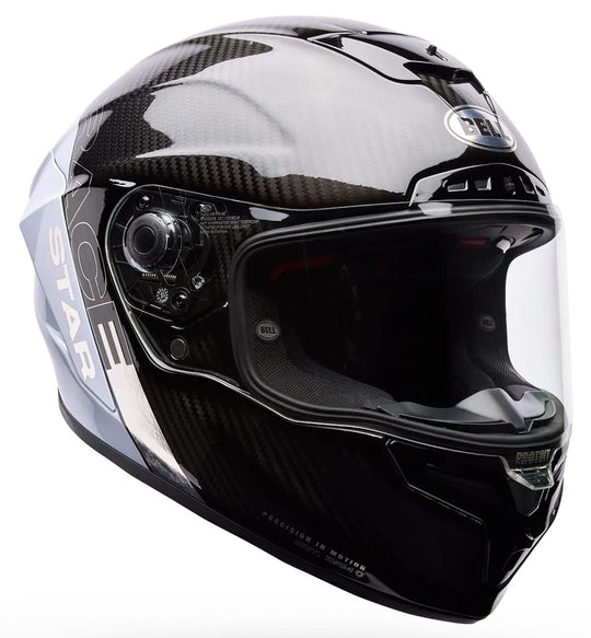 BELL Race Star DLX Flex Helmet - Strike Silver/White - Main
