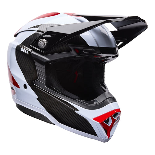 BELL Moto-10 Spherical Helmet - Fluid Black/Red - Extra