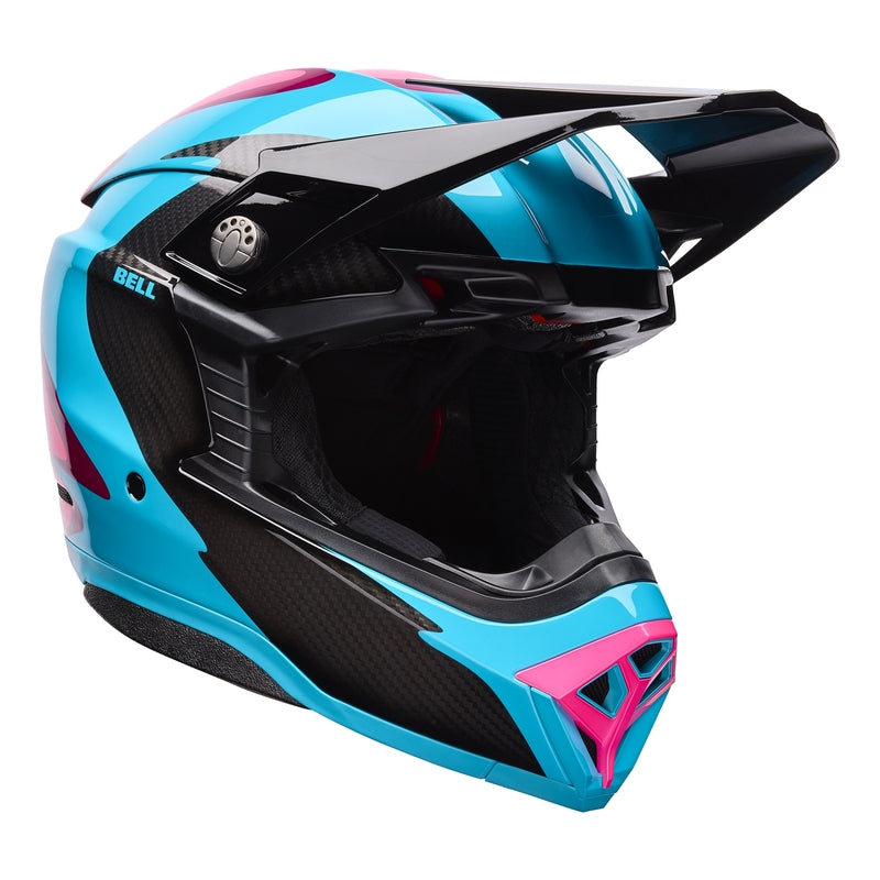 BELL Moto-10 Spherical Helmet - Fluid Green Pink - Main