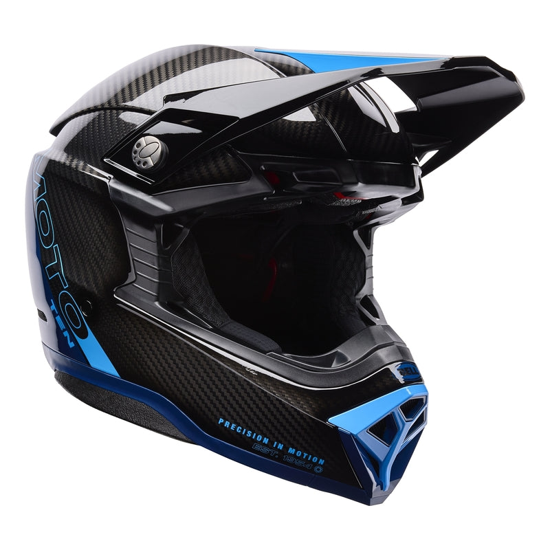 BELL Moto-10 Spherical Helmet - Strike Blue - Main