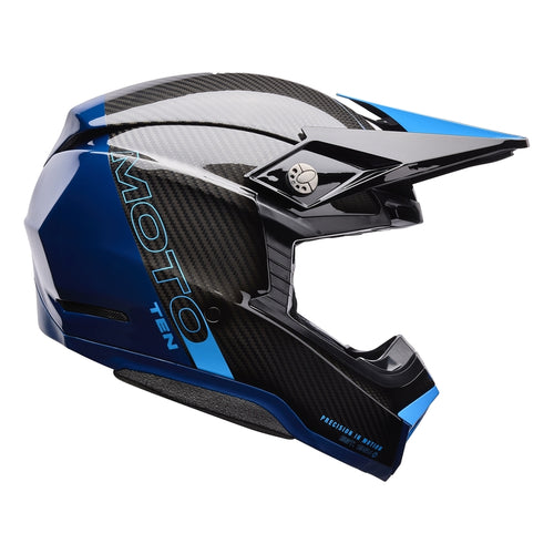 BELL Moto-10 Spherical Helmet - Strike Blue - Extra