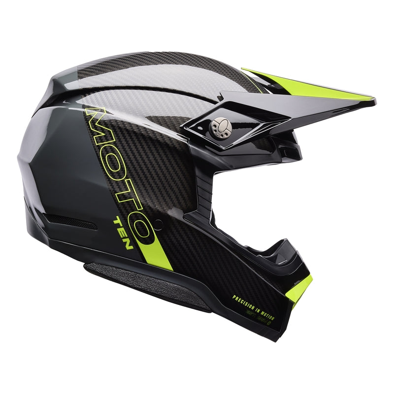 BELL Moto-10 Spherical Helmet - Strike Yellow/Grey - Extra