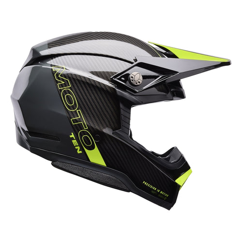 BELL Moto-10 Spherical Helmet - Strike Yellow/Grey - Extra