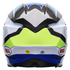 BELL Moto-10 Spherical Helmet - Grid White/Blue - Extra