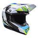BELL Moto-10 Spherical Helmet - Grid White/Blue - Main