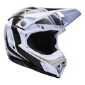 BELL Moto-10 Spherical Helmet - Grid White/Black/Grey - Extra