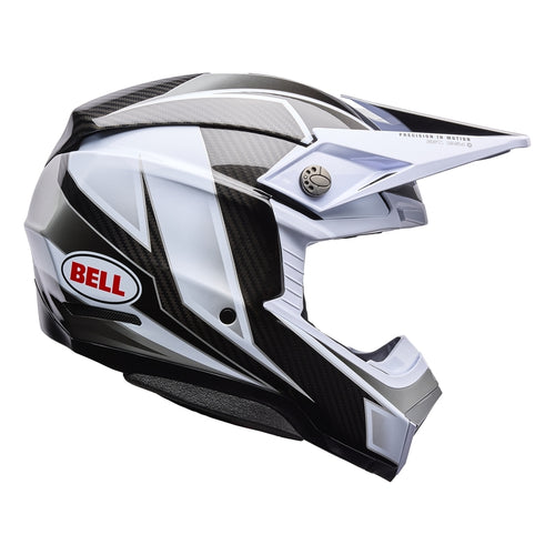 BELL Moto-10 Spherical Helmet - Grid White/Black/Grey - Extra