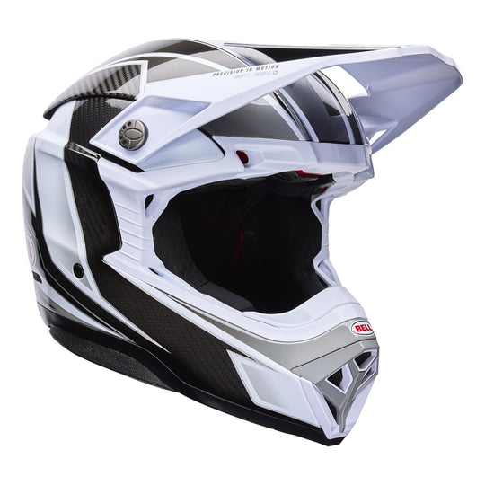 BELL Moto-10 Spherical Helmet - Grid White/Black/Grey - Main