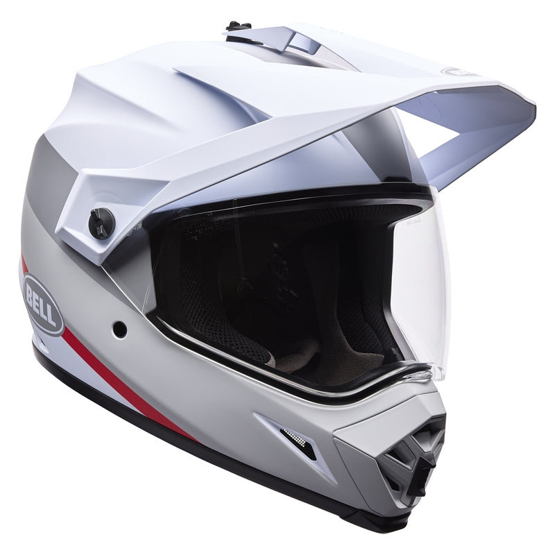 BELL MX-9 Adventure Mips Helmet - Trial White/Red - Extra