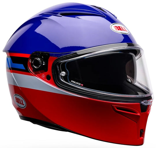BELL Lithium Helmet - Motion Blue/Red - Main