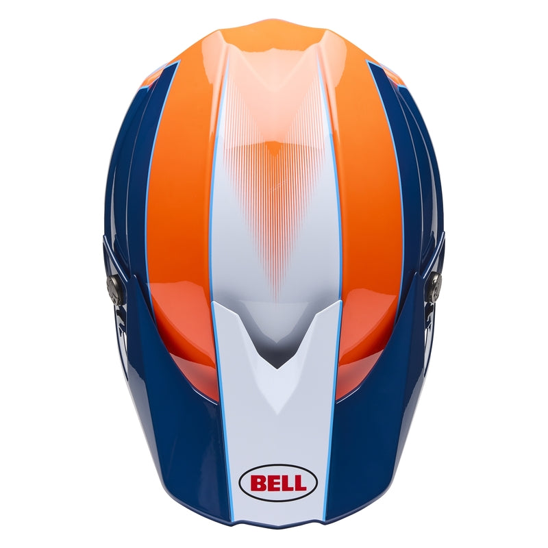 BELL Moto-10 Mips Helmet - Falcon Orange/Blue - Extra